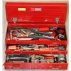 Image 1 : TOOL BOX COMPLETE WITH BRAND NAME TOOLS (SOME NEW)