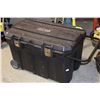 Image 1 : LARGE STANLEY TOOLBOX W/ WHEELS - 23" X 23" X 38"