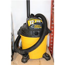 DIRT HAWG WET-DRY VAC 12 GALLON 5.0 PEAK HP