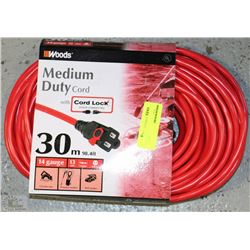 WOODS MEDIUM DUTY EXTENSION CORD 30 METERS