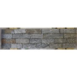 CRATE WITH 205.38 SQ/FT OF GREEN QUARTZITE