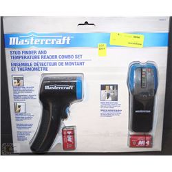 MASTERCRAFT STUD FINDER+TEMP READER COMBO SET