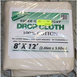 SUPER HEAVY WEIGHT COTTON DROP CLOTH 8'X12'