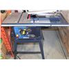 Image 1 : MASTERCRAFT TABLE SAW WITH STAND & ACCESSORIES