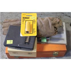 LOT OF DRILL AND ROUTER BITS