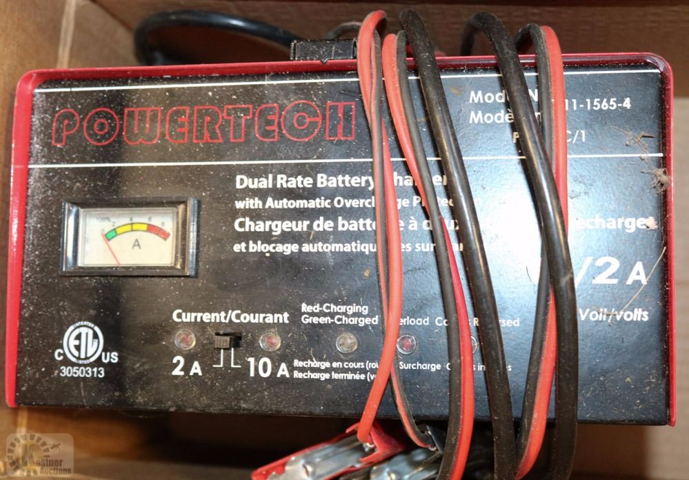 POWERTECH DUAL RATE BATTERY CHARGER
