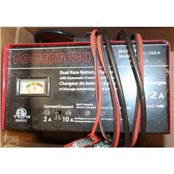 POWERTECH DUAL RATE BATTERY CHARGER