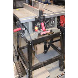 CRAFTSMAN 2.7HP ELECTRIC TABLE SAW