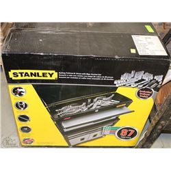 STANLEY ROLLING CABINET/ CHEST 85PCS SOCKET SET