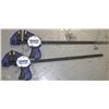 Image 1 : PAIR OF IRWIN QUICK GRIP CLAMPS