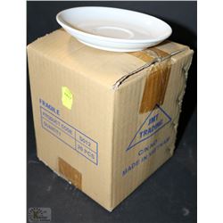BOX OF 20 SAUCERS