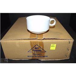 LOT OF 12 CAPPICINO CUPS