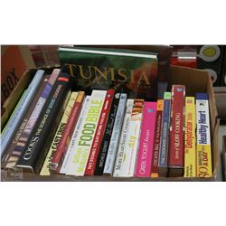 LARGE BOX OF COOKBOOKS