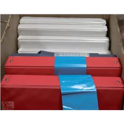 BOX OF BINDERS