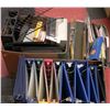 Image 1 : 3 BOXES WITH NEW/USED OFFICE SUPPLIES INCL. BINDER