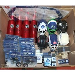 2 FLATS OF HOCKEY COLLECTIBLE MEMORABLIA