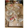 Image 1 : 6 STELLA  STEMMED BEER GLASSES