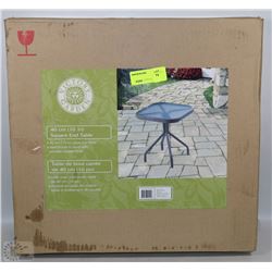 NEW 40CM SQUARE PATIO END TABLE