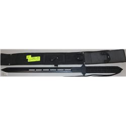 BLACK  FINISH 25" NINJA SWORD