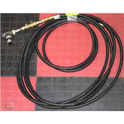 1/4" PROPANE TORCH 25' HOSE  WITH FITTINGS