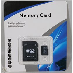 NEW 32GB MICRO SD WITH ADAPTER