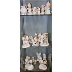 CABINET C) PRECIOUS MOMENTS COLLECTION INCLUDING
