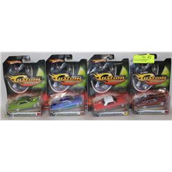 LOT OF 4 HOTWHEELS DIE CAST CUSTOM CLASSIC 2006