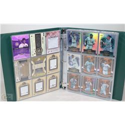 ESTATE BINDER WITH BASEBALL CARD COLLECTION 159