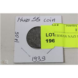 GERMAN NAZI SS COIN 1939