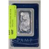 Image 1 : SWISS 1 OUNCE 999.0 FINE SILVER BAR W/ CERTIFICATE