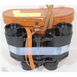 CARL SEITZ 8X30 BINOCULARS IN LEATHER CASE