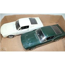 2 ERTL DIE CAST MUSTANG COLLECTOR CARS INCL