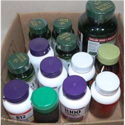 BOX OF VITAMINS EXP DATES 10/16 AND 2017