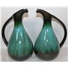 Image 1 : PAIR OF MATCHING BLUE MOUNTAIN POTTERY PITCHERS