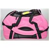 Image 1 : PINK SMALL ANIMAL CARRIER SOFTSHELL WITH SHOULDER