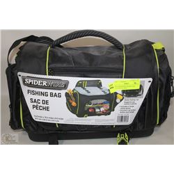 NEW SPIDERWIRE FISHING BAG INCLUDES 4 LARGE