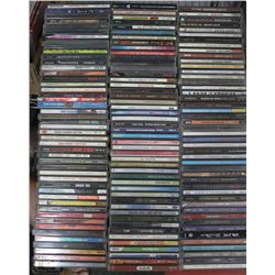 FLAT OF 142 ASSORTED MUSIC C.D'S