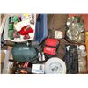 Image 1 : PALLET OF TOOLS, CAMPING SUPPLIES, COOKING POTS,