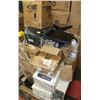 Image 1 : PALLET OF COMPUTER TOWERS, PRINTERS, PROGRAMS ETC