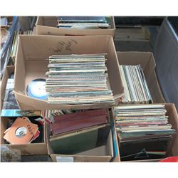 PALLET OF ASSORTED VINYL RECORDS 78'S AND 45'S