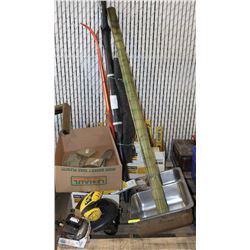 PALLET WITH MCCULLOCH WEEDEATER, CHRYSLER GM