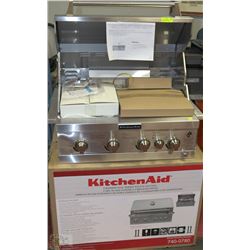 KITCHENAID 4-BURNER BUILT-IN PROPANE/NATURAL GAS