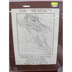 GUILLAUME AZOULAY FRAMED PRINT
