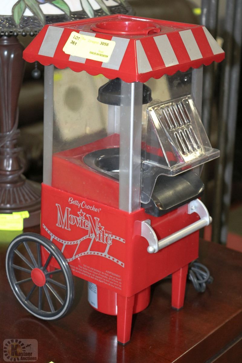 BETTY CROCKER MOVIE NIGHT POPCORN MACHINE BETTY CROCKER MOVIE NIGHT POPCORN MACHINE