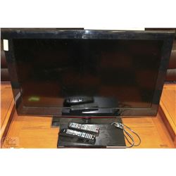 SAMSUNG 40" LCD TV WITH DVD PLAYER AND REMOTES