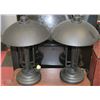 Image 1 : PAIR OF METAL TABLE LAMPS