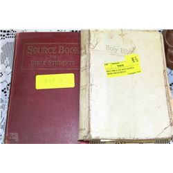 HOLY BIBLE 1922 WITH SOURCE BOOK FOR STUDENTS