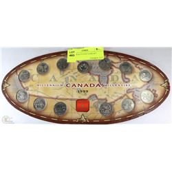 1999 MILLENIUM 25 CENT COIN SET