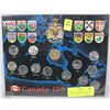 Image 1 : CANADIAN 125TH ANNIVERSARY COMMEMORATIVE QUARTER