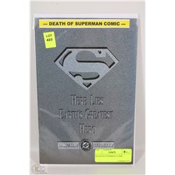 DEATH OF SUPERMAN COMIC